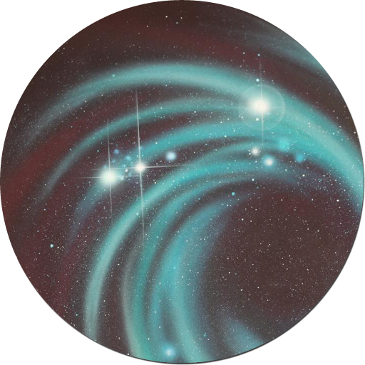 Galaxie Künstlerisches Abbild einer Galaxie